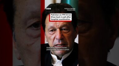 Pakistan ex-PM Imran Khan back in jail after hospital examination. #BBCNews