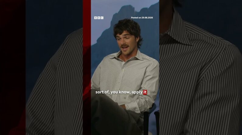 Jacob Elordi: We're on the cusp of dystopian reality. #TheDogStars #BBCNews
