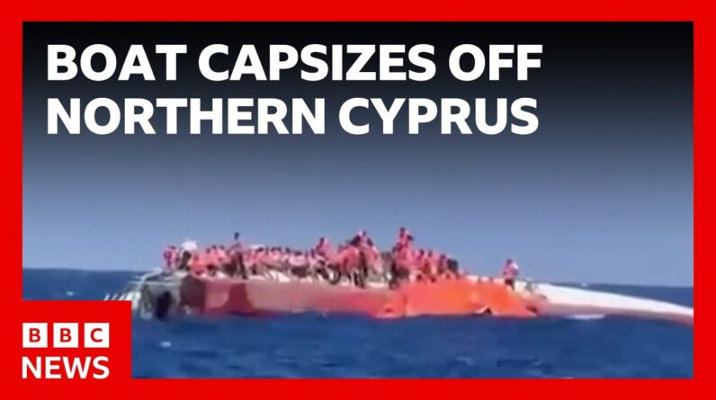 Seven killed and 23 missing after boat capsizes off northern Cyprus | BBC News