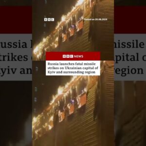 Russia launches fatal missile strikes on Ukrainian capital of Kyiv and surrounding region. #BBCNews