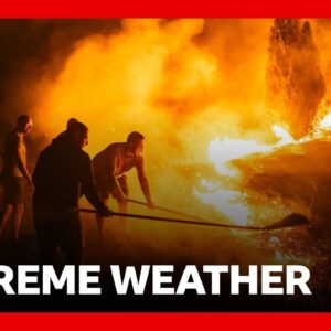 How climate change worsens heatwaves, droughts, wildfires and floods | BBC News