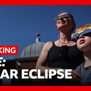LIVE: Count down to historic solar eclipse | BBC News