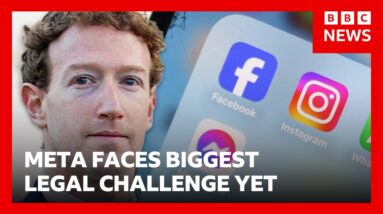 Meta hooked children on Facebook and Instagram, court hears | BBC News