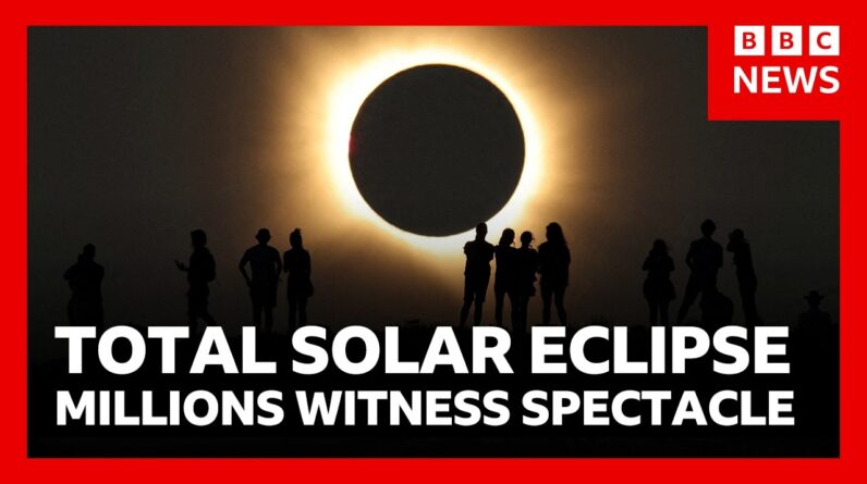 Millions across Europe witness spectacular solar eclipse | BBC News