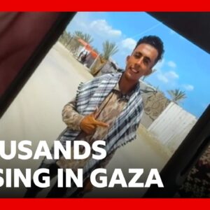 More than 5,000 people still missing in Gaza, Red Cross says | BBC News