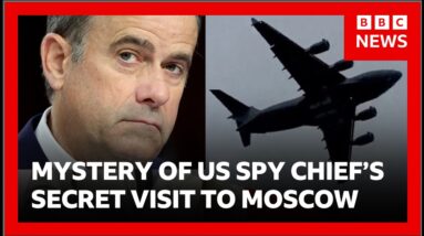 Mystery of US spy chief’s secret visit to Moscow | BBC News