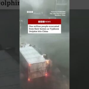 China evacuates one million from homes as Typhoon Dolphin arrives. #BBCNews