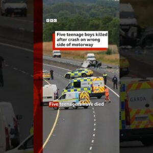 Five teenage boys killed after crash on wrong side of motorway. #Ireland #BBCNews