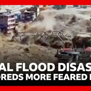 Hundreds more tourists and locals feared dead after devastating flash floods in Nepal | BBC News