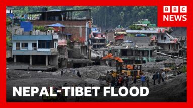 Nepal-Tibet flood death toll exceeds 700 | BBC News