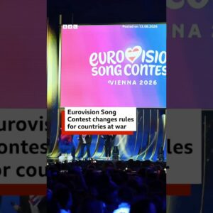 Eurovision Song Contest changes rules for countries at war. #Eurovision #Music #BBCNews
