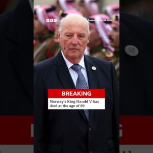 Norway's King Harald dies aged 89. #Norway #KingHarald #BBCNews