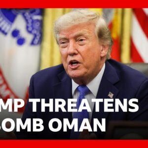 Trump threatens to bomb US ally Oman if it 'gets in the way' over Iran issue | BBC News