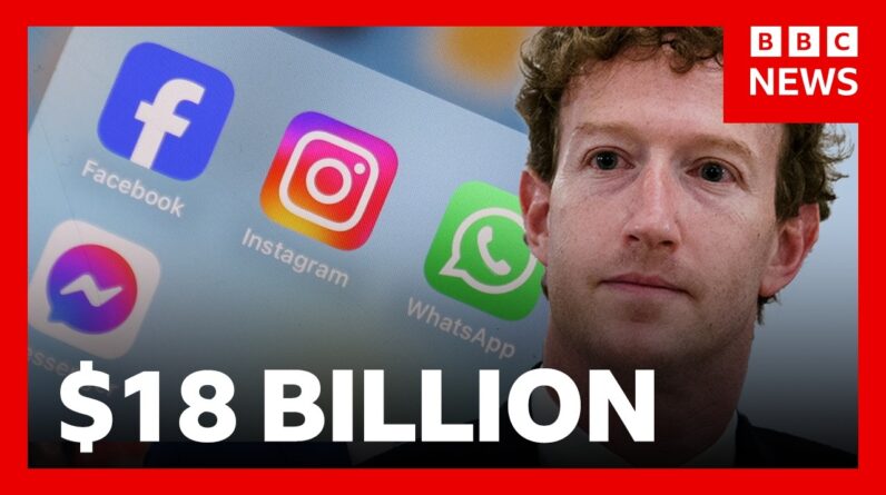 Meta to pay up to $18bn to settle claims its platforms harm children | BBC News