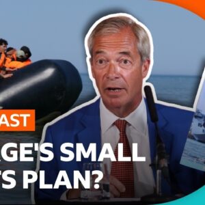 Could Reform use the Navy to stop small boats crossing the Channel? | BBC Newscast