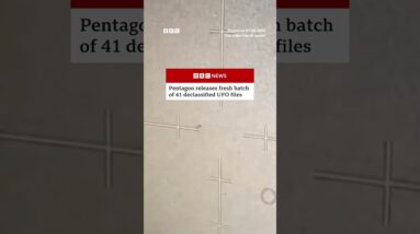 Pentagon releases a fresh batch of declassified UFO files. #BBCNews