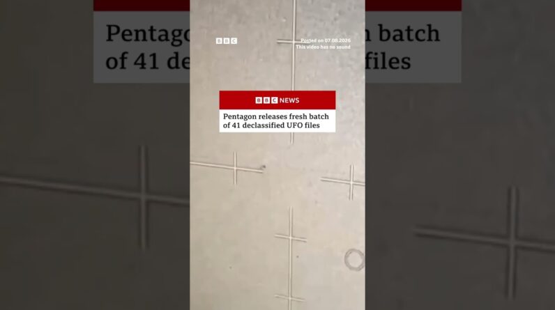 Pentagon releases a fresh batch of declassified UFO files. #BBCNews