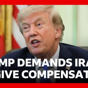 President Trump demands compensation from Iran | BBC News