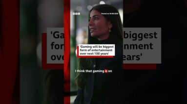 Xbox's Asha Sharma says gaming on cusp of being biggest form of entertainment. #BBCNews