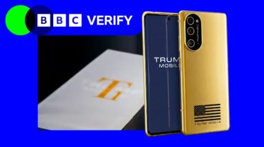 Trump Mobile promoted a 'Made in the USA' phone - but the details kept changing | BBC News