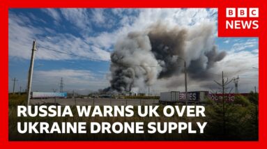 Russia warns UK will pay for supplying drones to Ukraine | BBC News