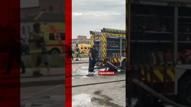 Russia's campaign to destroy petrol stations in Ukraine. #BBCNews