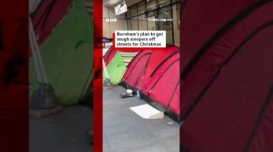 Andy Burnham unveils plan to get rough sleepers off streets in time for Christmas. #BBCNews