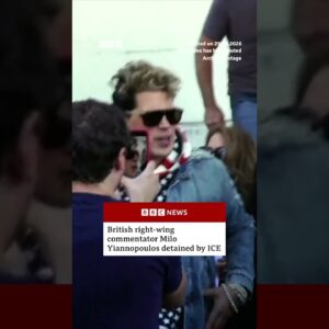 British right-wing commentator Milo Yiannopoulos detained by ICE. #US #BBCNews