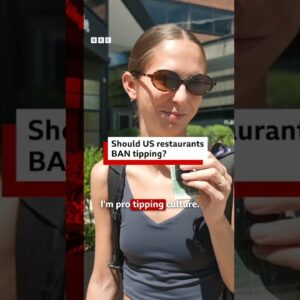 Should US restaurants ban tips? #BBCNews