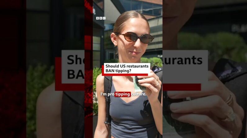 Should US restaurants ban tips? #BBCNews