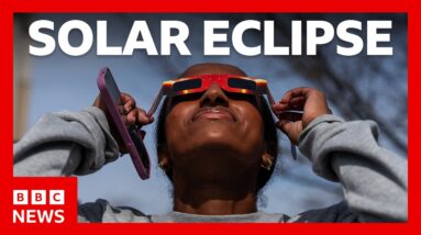 Solar eclipse: When is it and how to watch it safely | BBC News