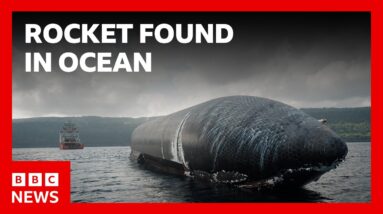 SpaceX rocket spotted off Christmas Island coast | BBC News