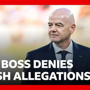 Fifa boss Gianni Infantino denies claims Uefa paid off alleged 'lover' | BBC News