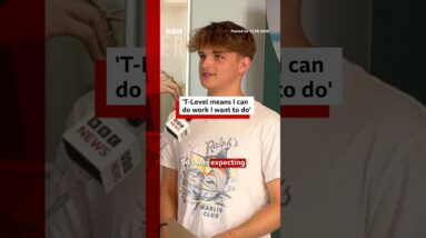 'T-Level means I can do work I want to do'. #ResultsDay #BBCNews