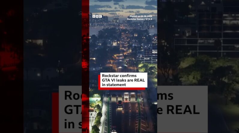 Rockstar confirms GTA VI leaks are REAL in statement. #GTA6 #RockstarGames #GTA6Leaks #BBCNews