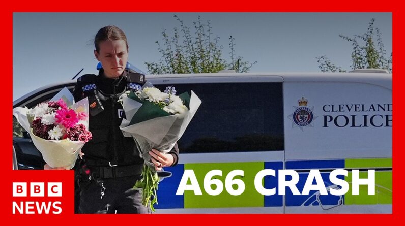 Twelve people arrested after Middlesbrough crash that killed two police officers | BBC News
