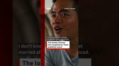 The lonely Chinese men being conned by fake brides. #China #BBCNews