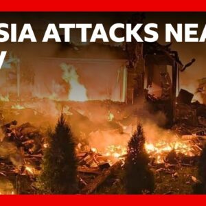 Three killed in Russian missile attacks near Kyiv | BBC News