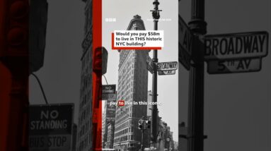 How much would you pay to live in this iconic New York City building? #FlatironBuilding #BBCNews