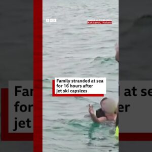 Family stranded at sea for 16 hours after jet ski capsizes in Thailand. #BBCNews