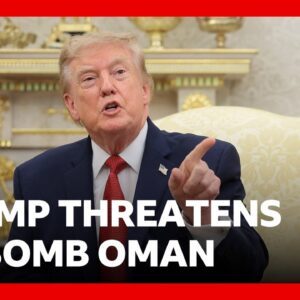 Trump threatens to bomb Oman and demands Iran surrender | BBC News