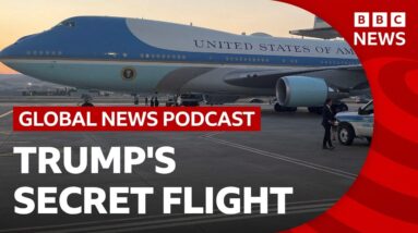 Trump's secret flight and the Iran security threat | Global News Podcast