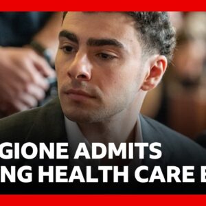 Luigi Mangione admits killing healthcare boss -  victim's family condemn 'heinous act' | BBC News