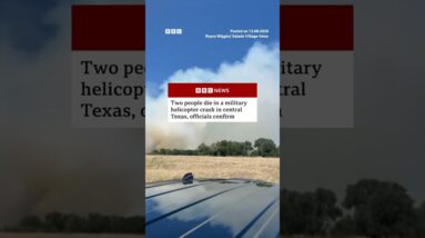 Two dead after military helicopter crashes in Texas. #Texas #BBCNews