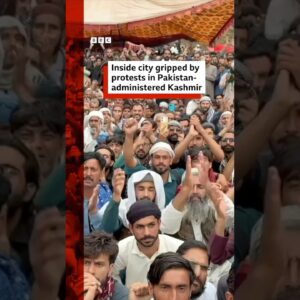 Inside the city gripped by deadly protests in Pakistan-administered Kashmir. #BBCNews