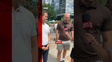 What's acceptable to wear to work in a heatwave? #BBCNews