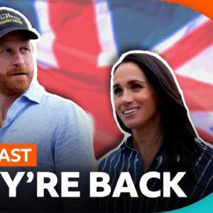 Why are Prince Harry and Meghan back in the UK? | BBC Newscast