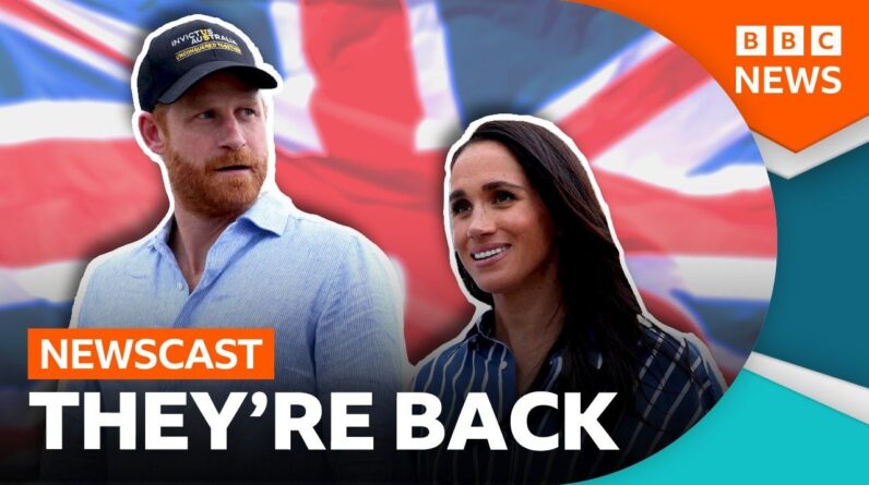 Why are Prince Harry and Meghan back in the UK? | BBC Newscast