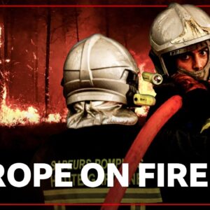Wildfires in Europe compared to disaster of World War Two | BBC News