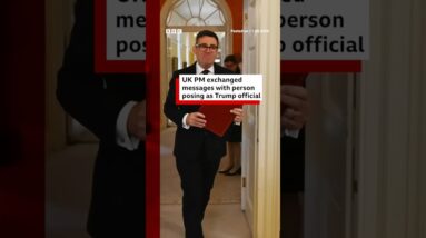 UK PM Andy Burnham exchanged messages with person posing as a White House official. #BBCNews
